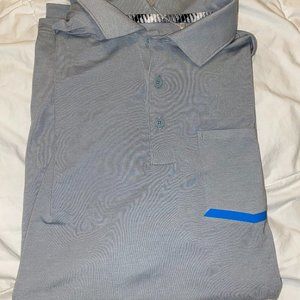 Puma Men Golf/Sport Shirt Grey/Blue
